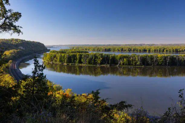 Illinois River bluffs